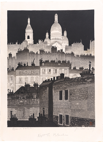 Sekino Junichiro “Montmartre at Night”
