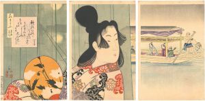 Kiyochika / Floral Patterns / Jo-o - Manji Era [花もよふ　承応万治ノ頃]