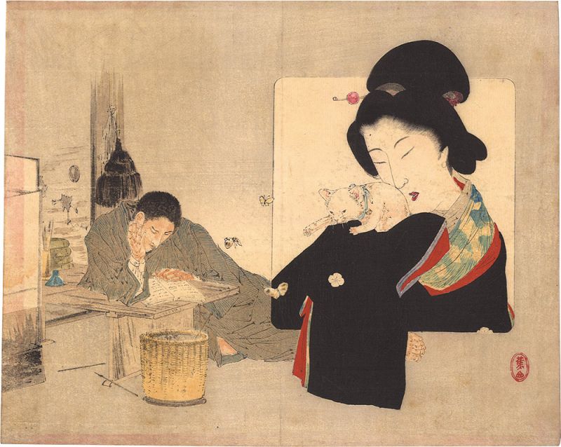 三島蕉窓「木版口絵」