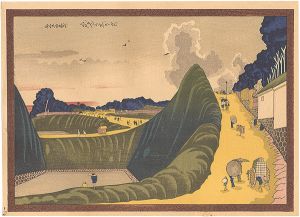 Hokusai / Ushigafuchi at Kudan【Reproduction】 [九段牛ケ淵の景【復刻版】]
