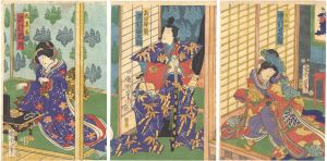 Kunichika / Kabuki Play: Kawanakajima Shori no Yamamoto [川中島勝利山本]