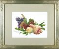 Pomegranate and grapes