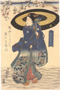 泉晁「雪梅三美人」