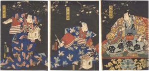 Toyokuni III / Kabuki Play: Okuni no Matsu Soga Nakamura [御国松曽我中村]