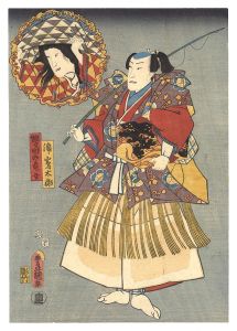 Toyokuni III / Kabuki Play: Uta no Shiori Meisho E-awase [歌俤栞名所絵合]