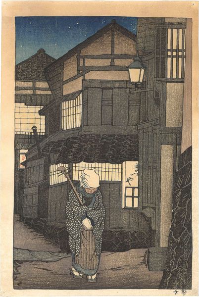 Furuya Taiken “Blind Woman Musician”