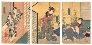 Toyokuni III / Kabuki Play: Tokaido Iroha Nikki [東駅いろは日記]