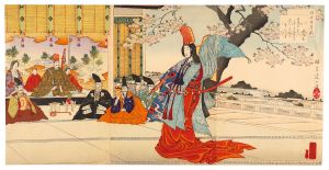 Nobukazu / Snow, Moon and Flowers for the Minamoto and Taira [源平雪月花]