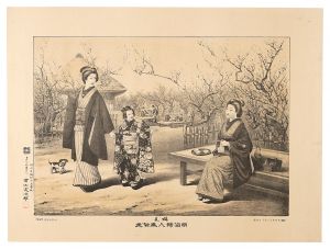 Ariyama Sadajiro / Illustrations of Women's Customs in the Meiji Era / Plum Blossom Viewing [明治婦人風俗画　梅見]