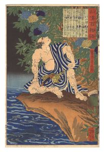 Yoshitoshi / One Hundred Ghost Stories from China and Japan / Saginoike Heikuro [和漢百物語　鷺池平九郎]