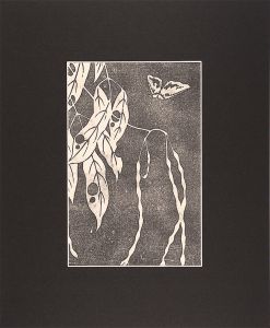 Jakuchu / Flowers of the Kunlun Mountains / Black-eyed Pea 【Reproduction】 [玄圃瑤華　豇豆【復刻版】]