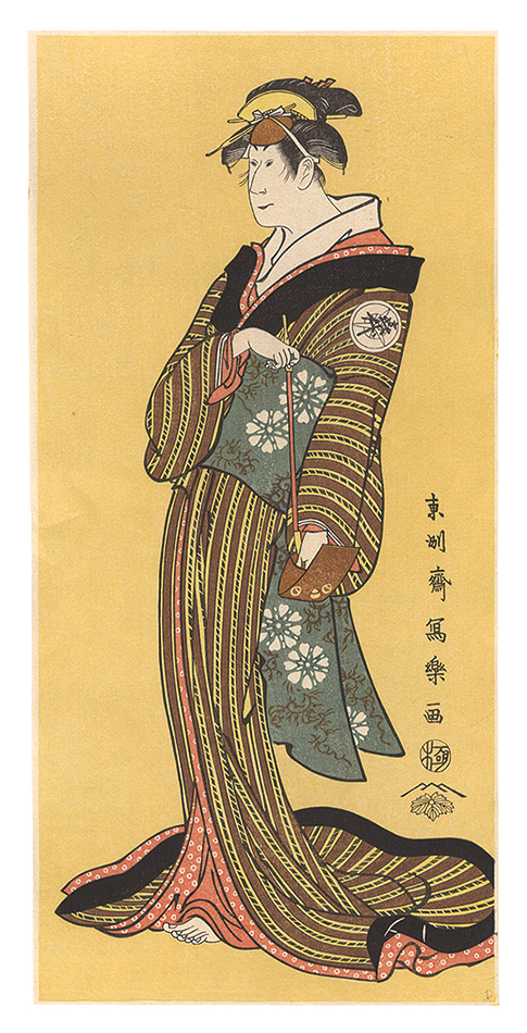 Sharaku “Actor Iwai Kiyotaro as Osode, Daughter of Futamiya 【Reproduction】”