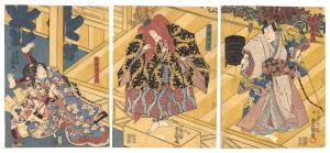 Toyokuni III / Kabuki Play: Hama no Masago Tsukinu Gohiiki [浜真砂幾久御摂 ]
