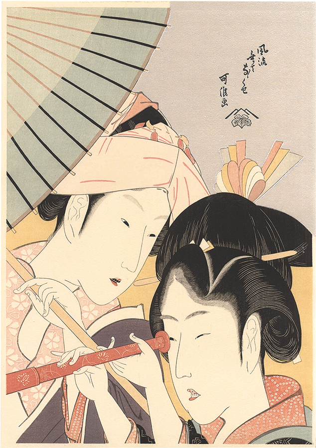 Hokusai “Seven Useless Habits / Telescope【Reproduction】”