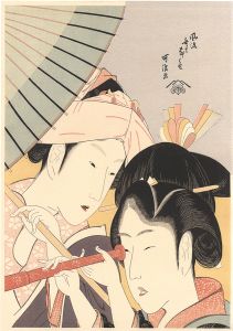 Hokusai / Seven Useless Habits / Telescope【Reproduction】 [風流なくてななくせ　遠眼鏡【復刻版】]