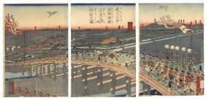Sadahide / Lord Minamoto Yoritomo and His Entourage on the Way to Kyoto in 1190 (Kenkyu 1) [建久元年源頼朝卿上京行粧之図]