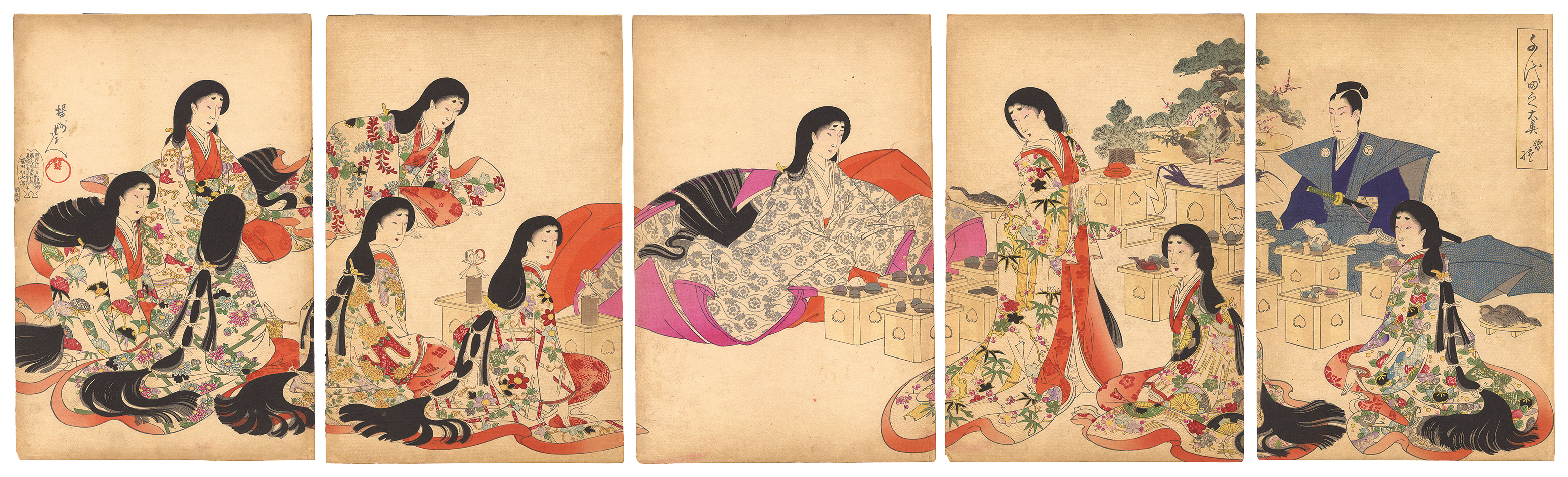 Chikanobu “Chiyoda Inner Palace / Wedding”
