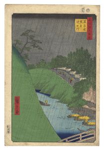 Hiroshige I / One Hundred Famous Views of Edo / Seido and Kanda River from Shohei Bridge [名所江戸百景　昌平橋 聖堂 神田川]