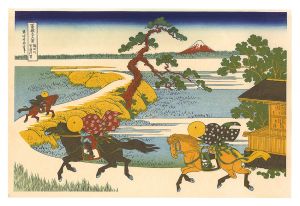 Hokusai / Thirty-six Views of Mount Fuji / Sekiya Village on the Sumida River【Reproduction】 [富嶽三十六景　隅田川関屋の里【復刻版】]