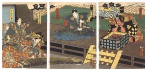 Toyokuni III / Kabuki Play: Dannoura Kabuto Gunki [壇浦兜軍記]