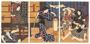 Toyokuni III / Kabuki Play: Sono Na Nomi Karigane-zome [其名雁金染]