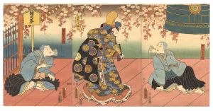 Toyokuni III / Kabuki Play: Kyo-ganoko Musume Dojo-ji [京鹿子娘道成寺]