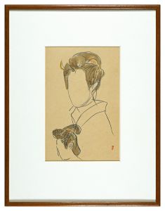 木村荘八「自筆画稿　北沢にて」