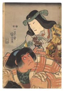 Kuniyoshi / Kabuki Play: Azuma Dairi Hana mo Yoshikado [東都内裡花能門]