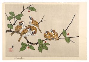 徳力富吉郎「群雀」