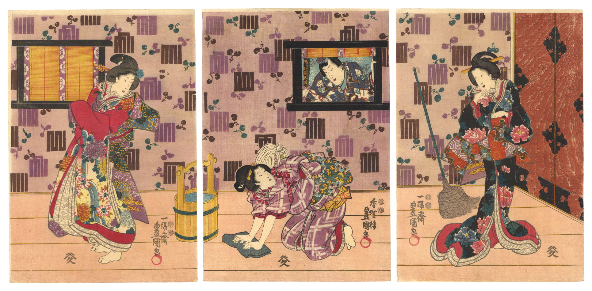 Toyokuni III “Genji-e”