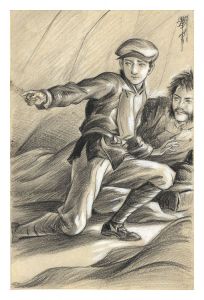 高畠華宵「自筆画稿」