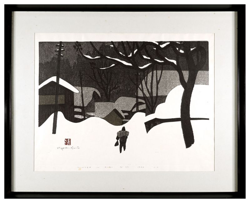 Saito Kiyoshi “Winter in Aizu (5): Yanaizu”