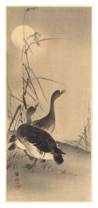 Ito Sozan / Geese and Full Moon (tentative title)