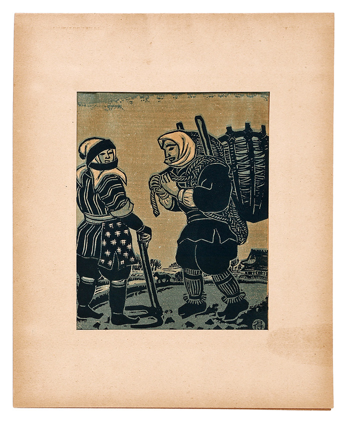 Katsuhira Tokushi “Farmers' Customs of the Twelve Months / Compost (March)”