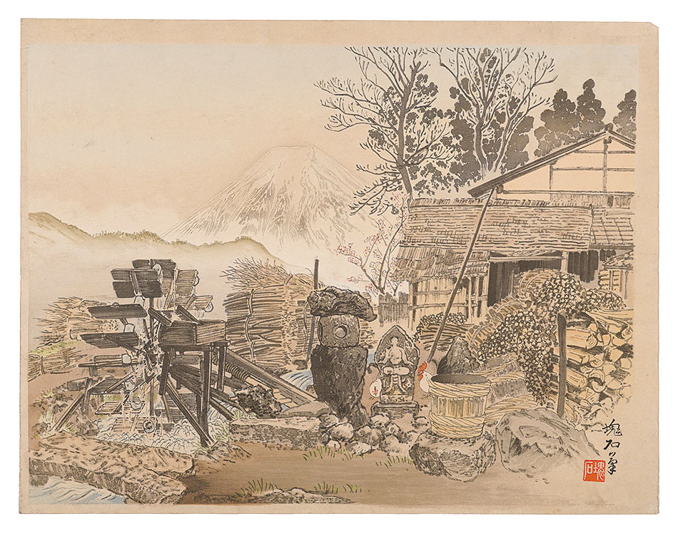 Jokata Kaiseki “A House in a Rural Area of Onuma and Mount Fuji”