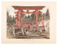 Yoshida Shrine and Mount Fuji