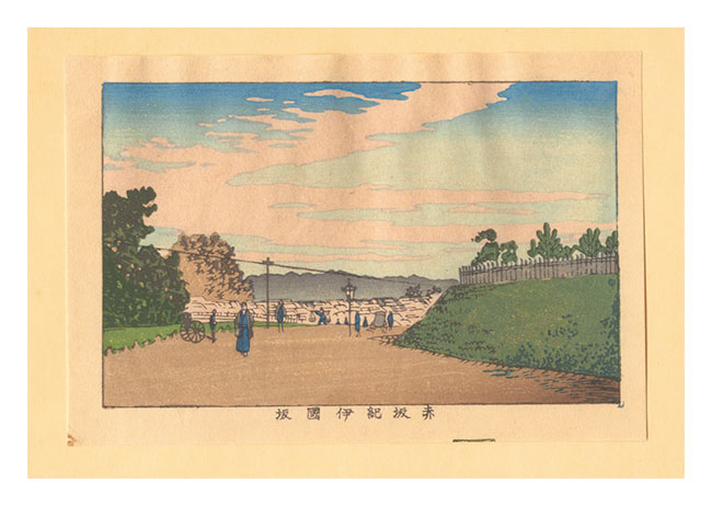 Yasuji,Tankei “True Pictures of Famous Places of Tokyo (Tokyo shinga meisho zukai) / Kinokuni Hill, Akasaka【Reproduction】”