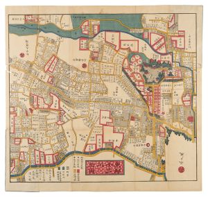 Tomatsu Masanori / Map of Koishikawa in the Eastern Capital [東都小石川絵図]
