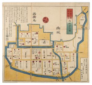 Unknown / Map of Uchisakurada including Daimyo Koji and Kandabashi [大名小路神田橋内内桜田之図]