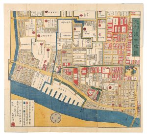 Iyama Yoshitomo / Map of Asakusa in the Eastern Capital [東都浅草絵図]