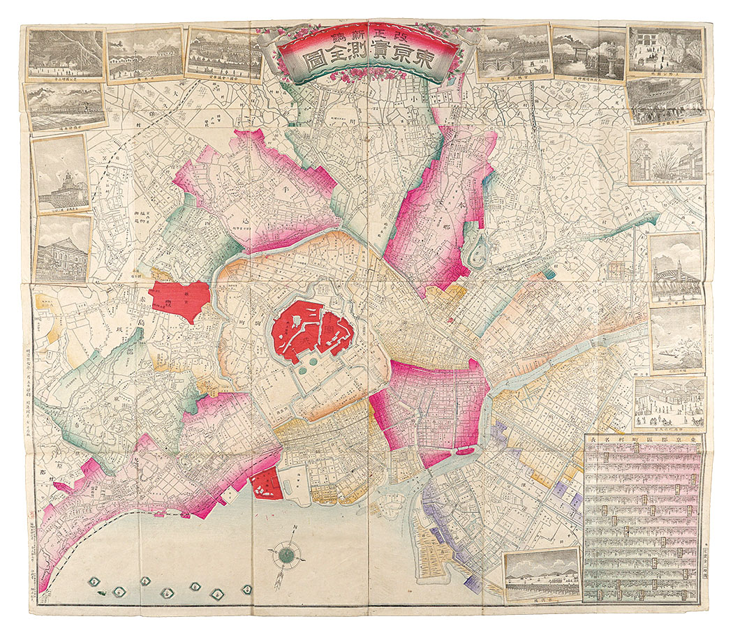 Inoue Katsugoro “Survey Map of Tokyo, Revised”