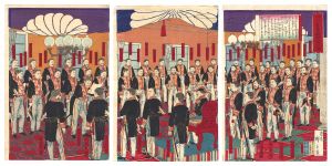 Hiroshige III / Opening Ceremony of the Third Conference of Governors [地方官会議開院式図]