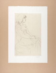 佐藤忠良「座る少女」