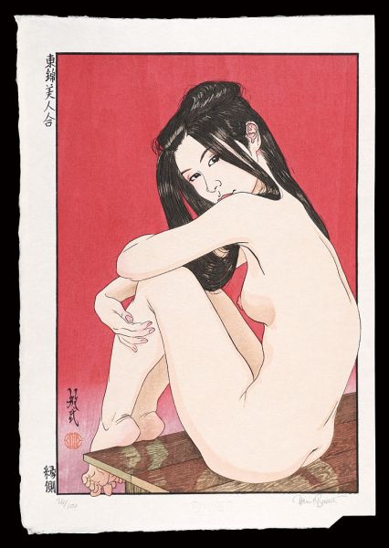 ポール・ビニー「東錦美人合　縁側」