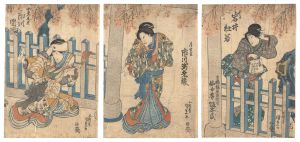 国貞初代「裏表桜彩幕」
