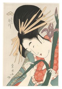 Eisui / The Courtesan Takigawa of the Ogiya House【Reproduction】 [扇屋内滝川【復刻版】  ]