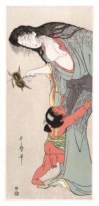 Utamaro / Yamauba and Kintaro【Reproduction】 [山姥と金太郎【復刻版】]