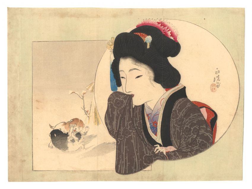 Tomioka Eisen “Kuchi-e Print”