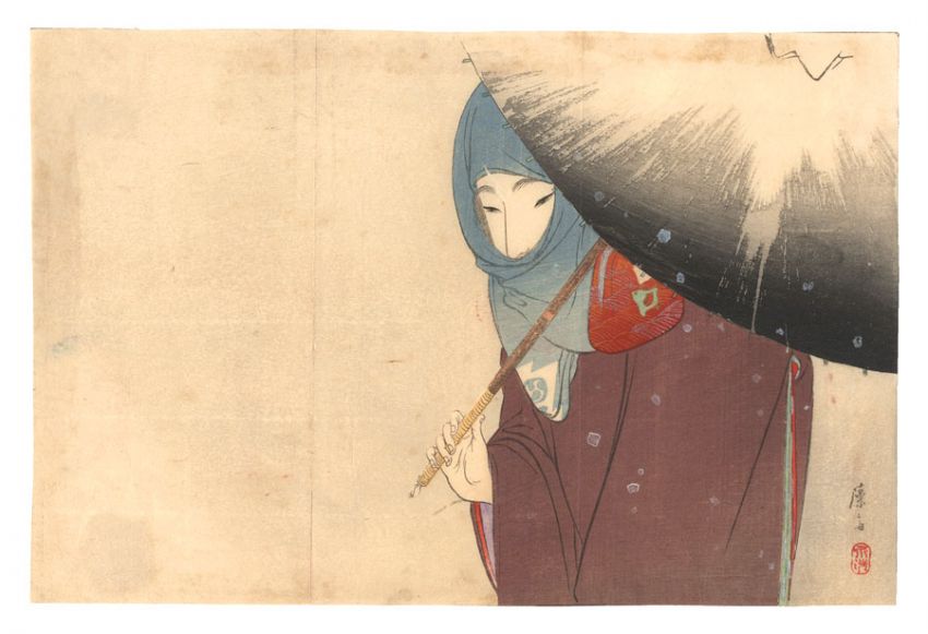 Tomioka Eisen “Kuchi-e Print”