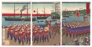Yoshitora / Return of the Victorious Government Forces [官軍勝利凱陣の図]